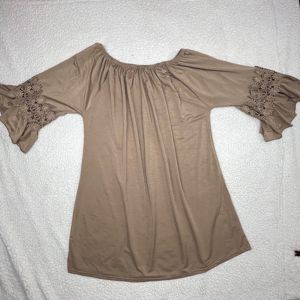 Brand: Win Win ,Size: L-XL, Color:Beige/Lite Brown